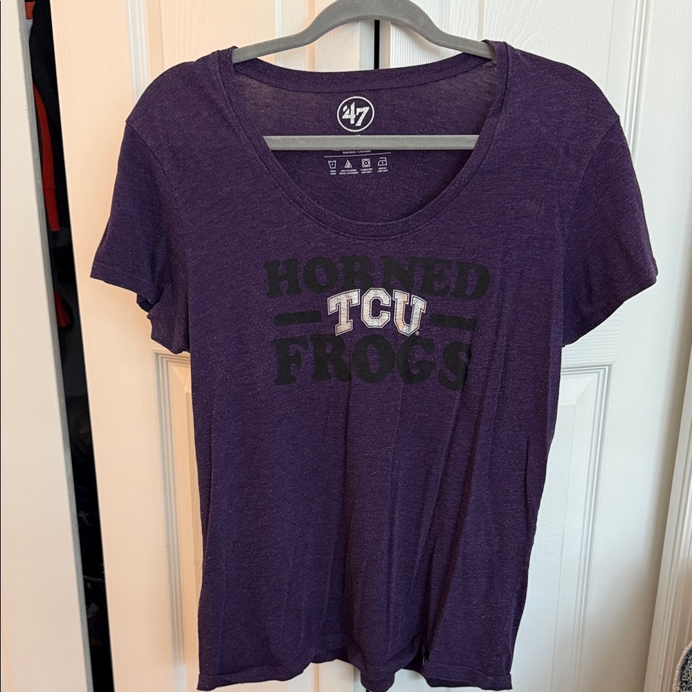 47 Brand Women's Purple TCU Top